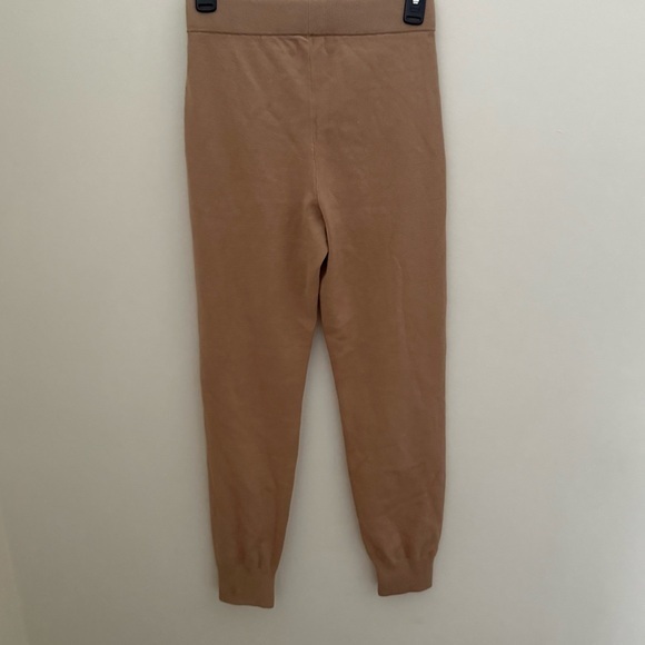 Aritzia Babaton Camel Brown High Waisted Knit Rodin Jogger Sweatpants  Pants - Picture 4 of 14